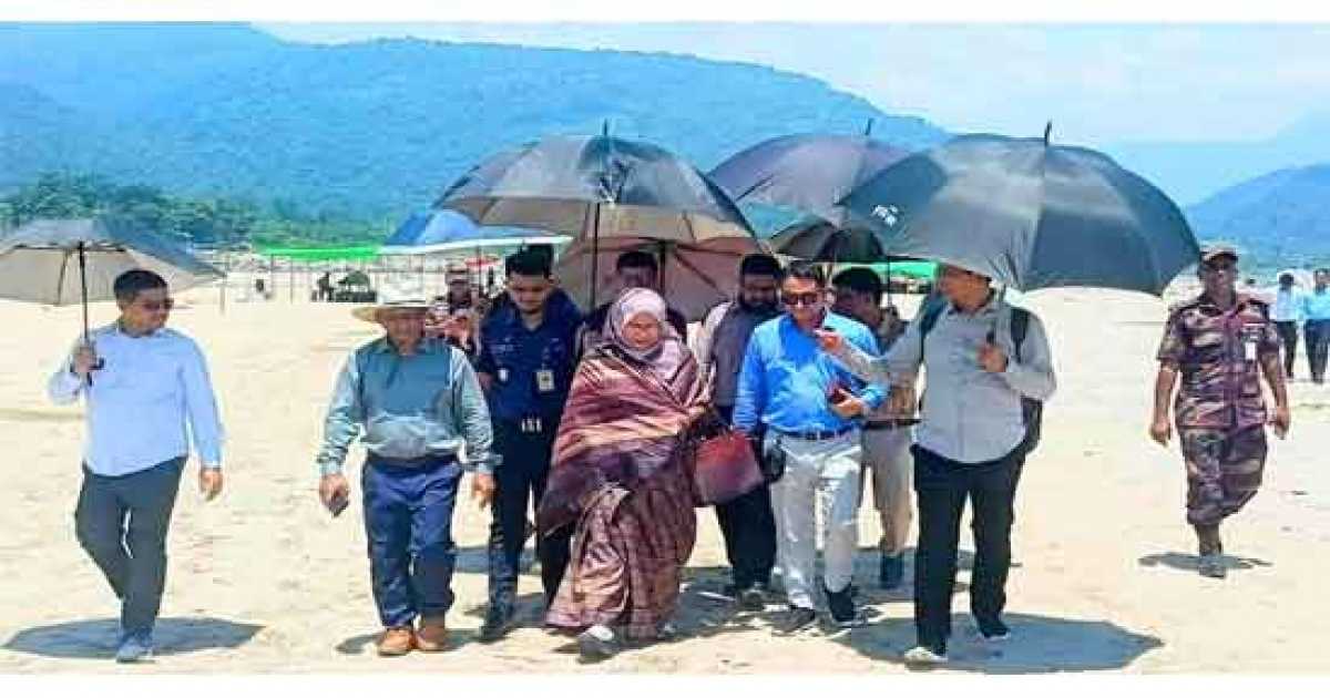 সাদা পাথর পর্যটন স্পট পরিদর্শন করলো মন্ত্রিপরিষদ তদন্ত কমিটি