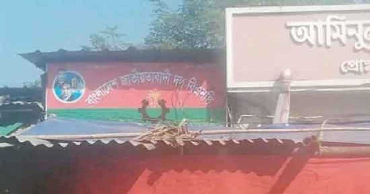 বিএনপির সাইনবোর্ড লাগিয়ে ব্যবসায়ীর মার্কেট দখলের অভিযোগে