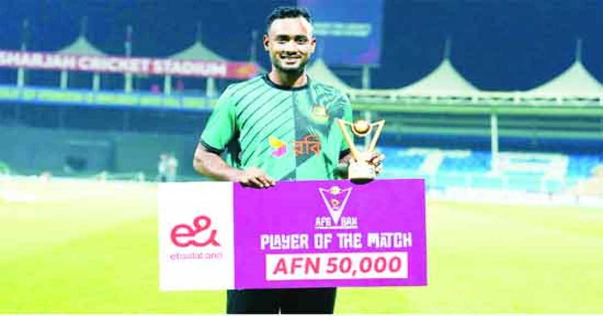 শরিফুলের প্রতিটি ম্যাচসেরার অর্থ এলাকার অসহায়দের জন্য