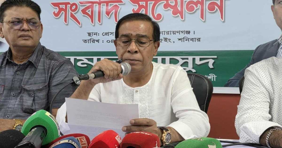 কাঁদা ছোড়াছুড়ি বন্ধ করে ঐক্যের ডাক মাসুদুজ্জামানের