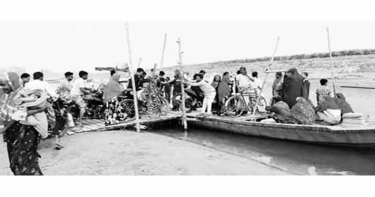 স্বাধীনতার ৫৪ বছরেও কালীগঙ্গা নদীতে নির্মাণ হয়নি সেতু