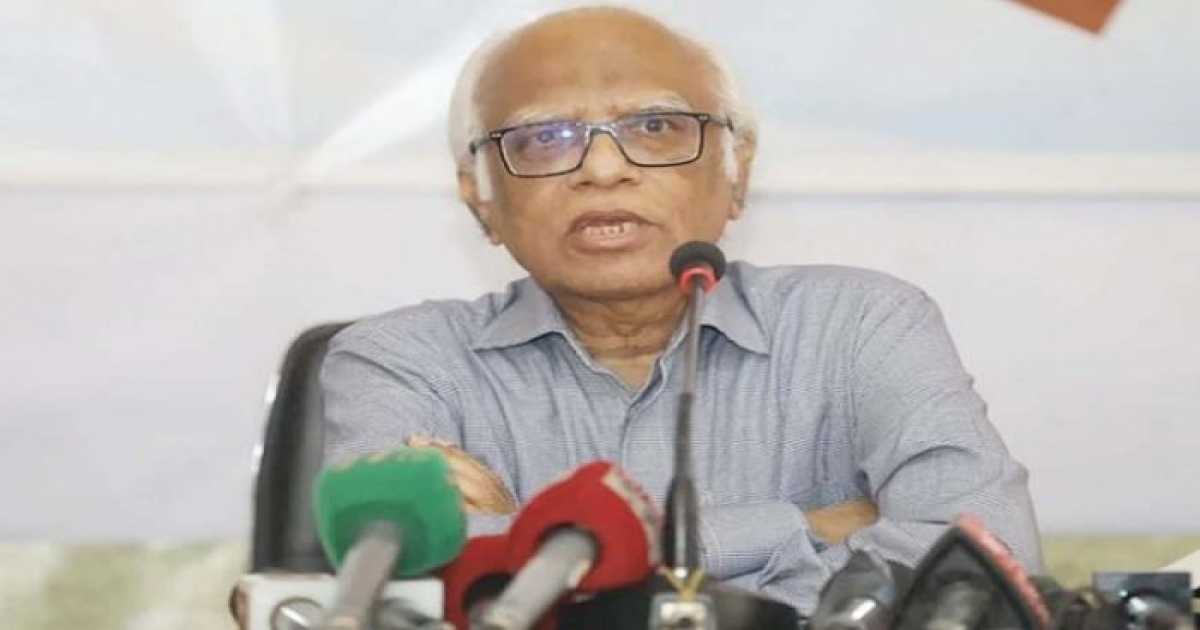 দেশের রাজনীতিতে আদর্শিক বিভাজন নেই: ওয়াহিদউদ্দিন মাহমুদ