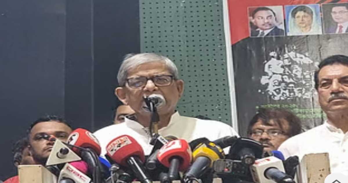 ধানের শীষ নিয়ে অযথা টানাটানি কেন, প্রশ্ন মির্জা ফখরুলের