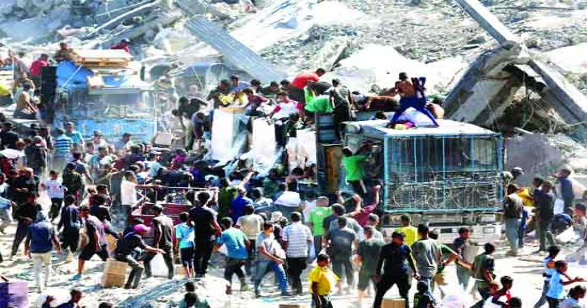 গাজা: ঢুকছে ত্রাণবাহী ট্রাক, সোমবার মুক্তি পাচ্ছে জিম্মিরা