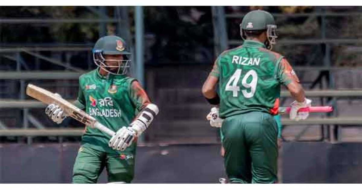 দ্বিতীয় ম্যাচে হেরে গেছে বাংলাদেশ  অনূর্ধ্ব-১৯ দল