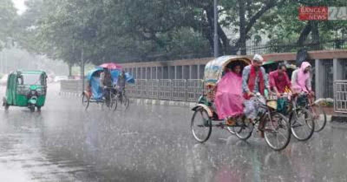 সাগরে লঘুচাপ, ছয় বিভাগে ভারি বর্ষণের আভাস