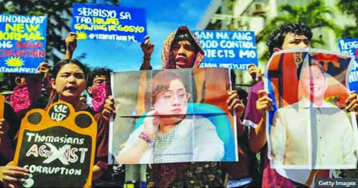 বন্যা, দুর্নীতি আর ‘নেপো বেবি’দের নিয়ে ক্ষোভ ফিলিপাইনেও