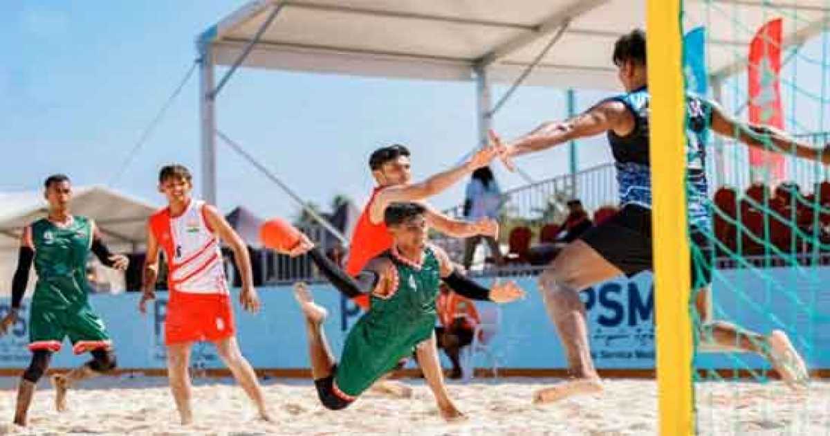 মালদ্বীপে কমনওয়েলথ বিচ হ্যান্ডবলে ভারতকে হারিয়েছে বাংলাদেশ