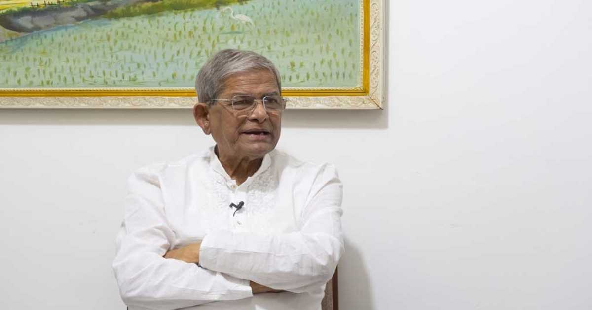 কলকাতার সাক্ষাৎকার এআই দিয়ে বানানো: ফখরুল