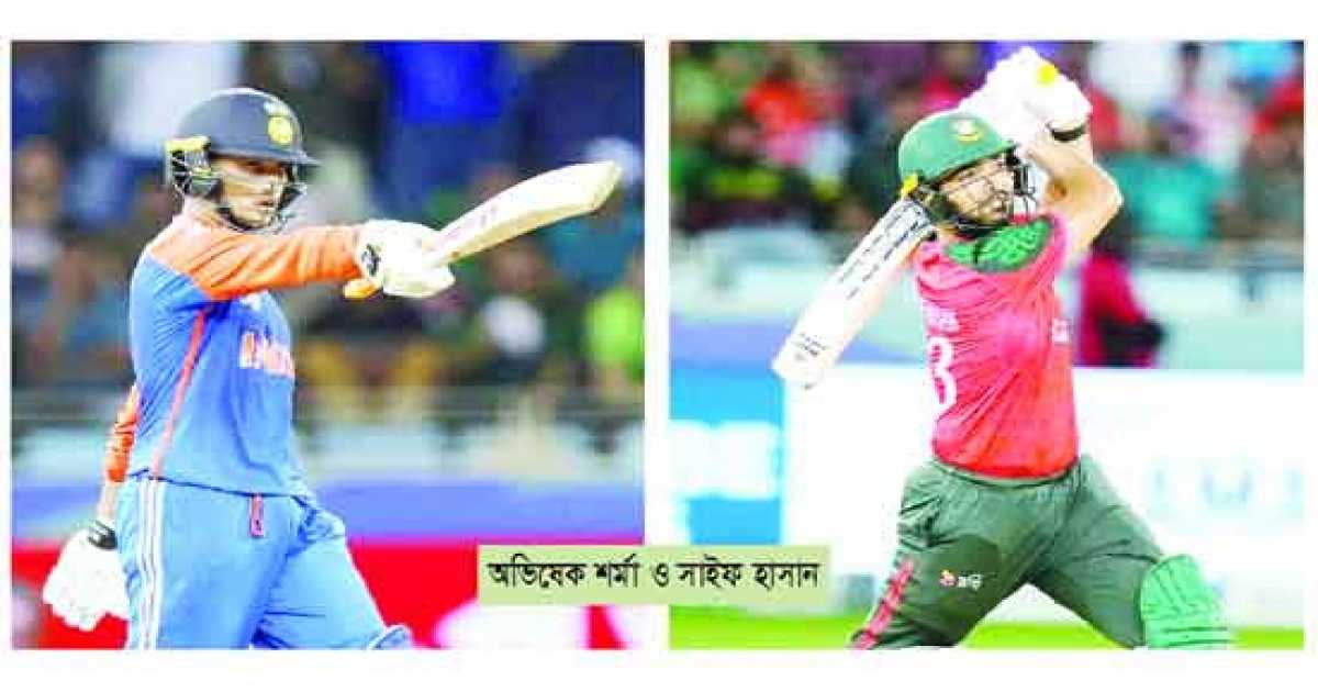 ছক্কা ও রানে অভিষেক প্রথম, সাইফ দ্বিতীয়