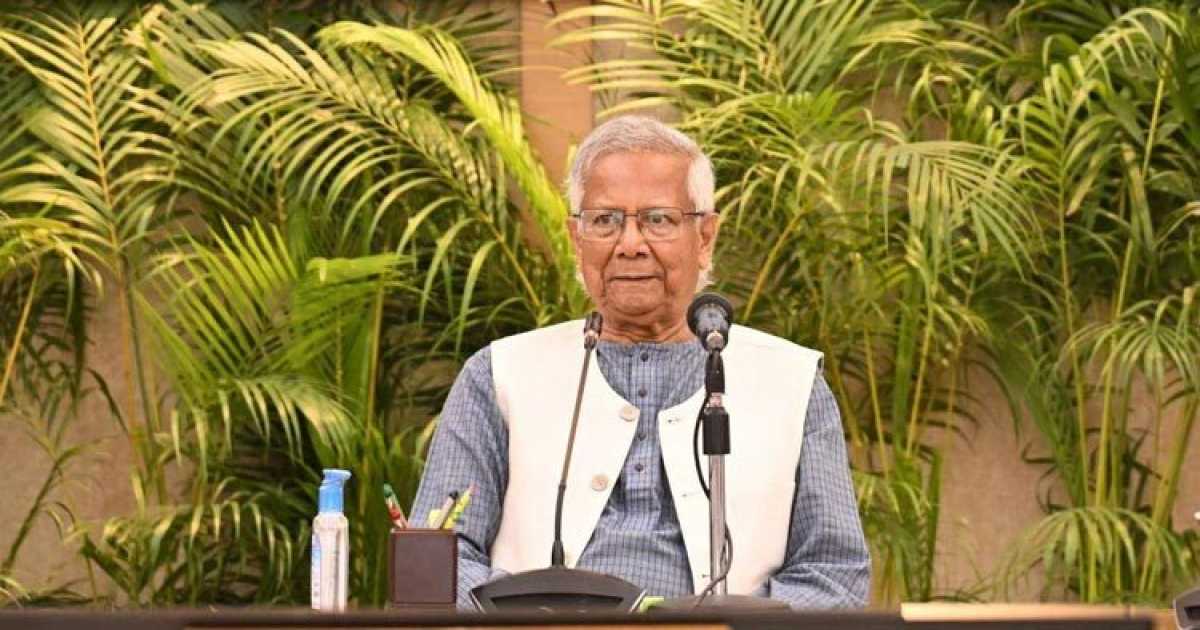 যুবকরা আমাকে ‘রাষ্ট্র সংস্কারের’ দায়িত্ব দিয়েছে: প্রধান উপদেষ্টা