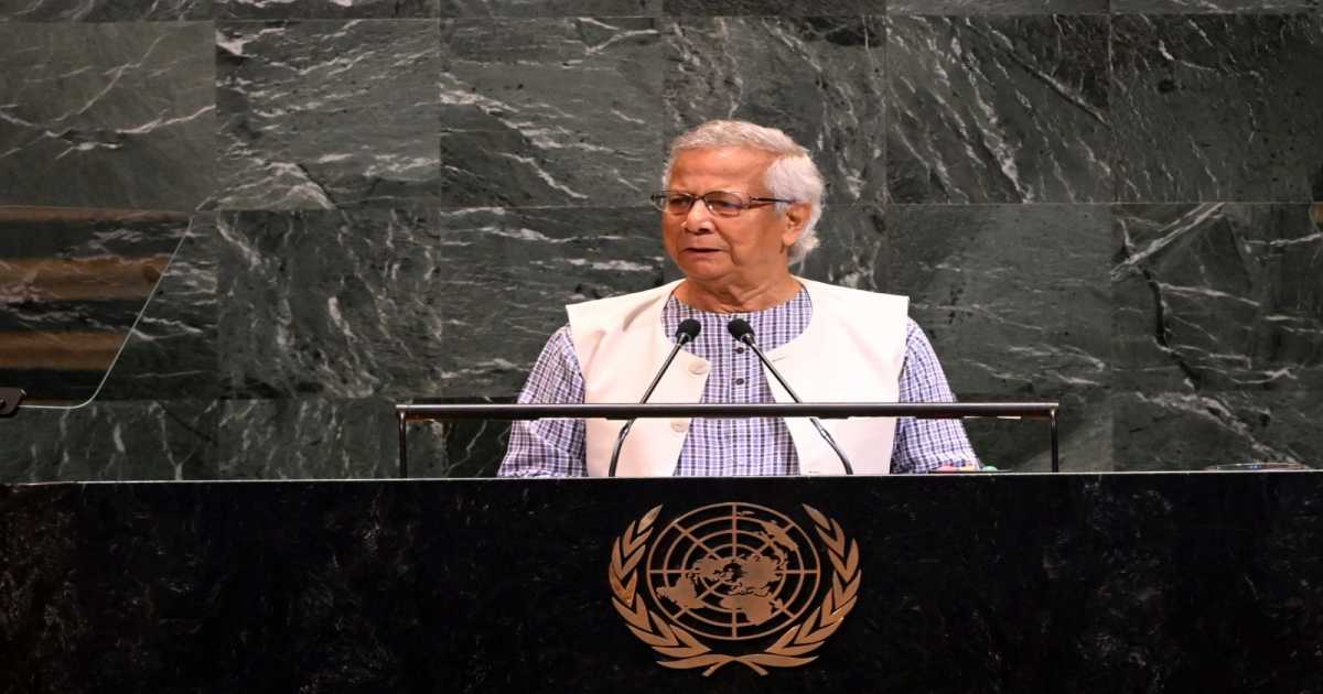 জাতিসংঘে ভাষণ দিচ্ছেন প্রধান উপদেষ্টা
