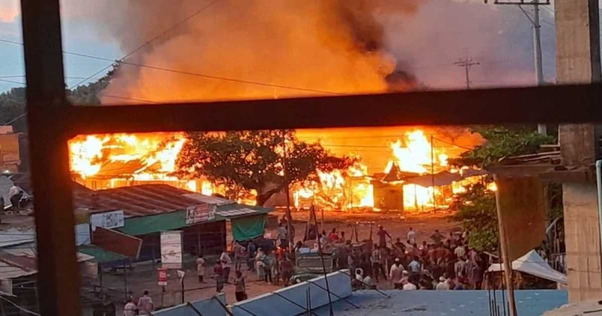 খাগড়াছড়িতে অবরোধ চলাকালে বাজারে অগ্নিসংযোগ, থমথমে পরিস্থিতি